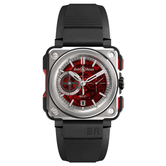 BELL & ROSS Watch Replica BR-X1 SKELETON CHRONOGRAPH RED EDITION LIMITED EDITION